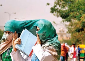 राजस्थान श्रीगंगानगर 48°C तापमान हीटवेव गर्मी की लहर